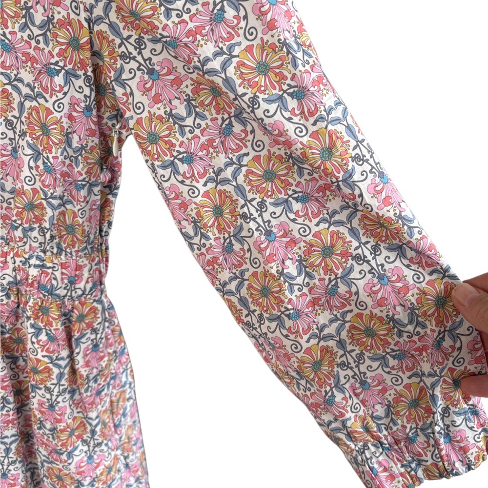 Like New J. Crew Liberty Fabric Midi Dress Honeysuckle Floral Small - Picture 6 of 13